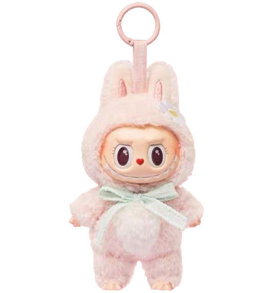 Labubu Mokoko Close to Sweet Vinyl Plush Doll Pendant Keychain